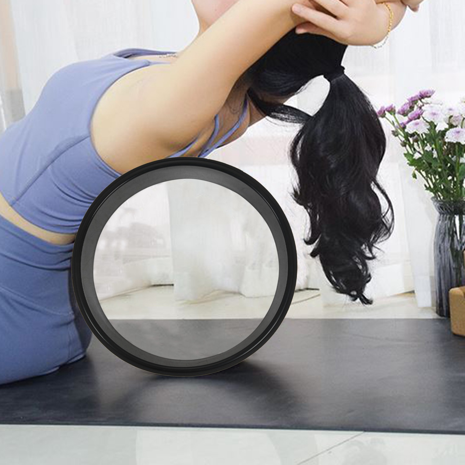 Pilates Yoga Wheel - ABMV-Houten yogawiel Pilates en Buddha Lotus