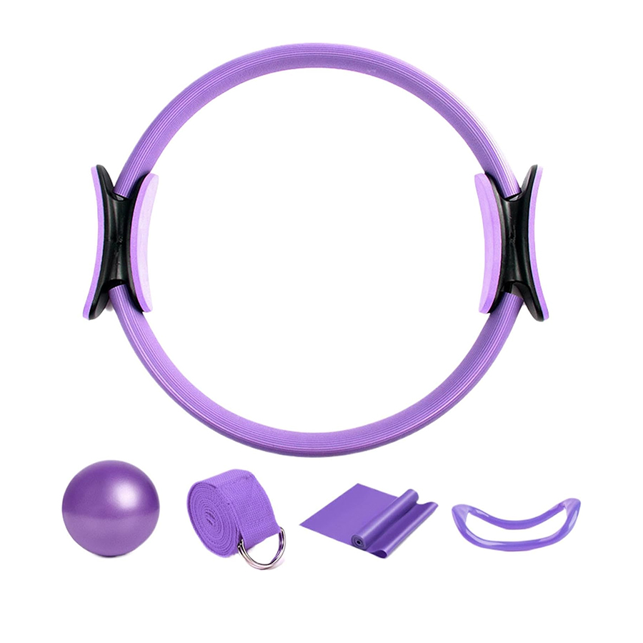 Pilates Yoga Kit - Aangepast LOGO Dames Vijfdelige Pilates Essentials