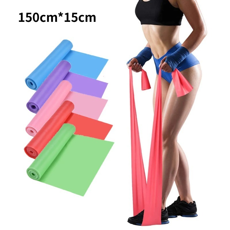 Pilates Yoga Home Workout - Natuurlijke Latex Resistance Bands, elastische trainingsbanden