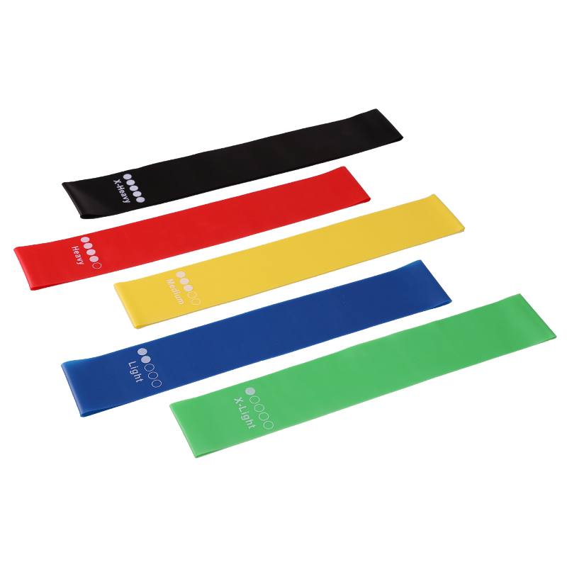 Pilates Yoga Resistance Ring - 5 stuks fitness elastische band weerstandsband