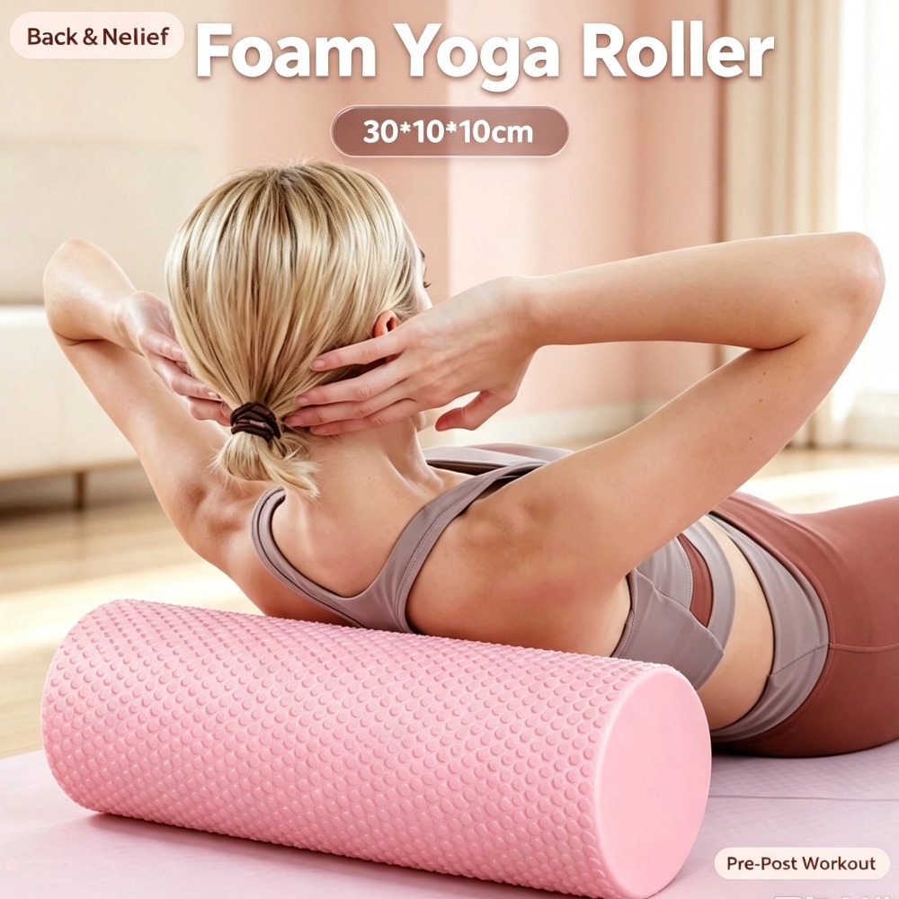 Pilates Yoga Wheel - EVA Foam Yoga Roller 30cm Draagbare
