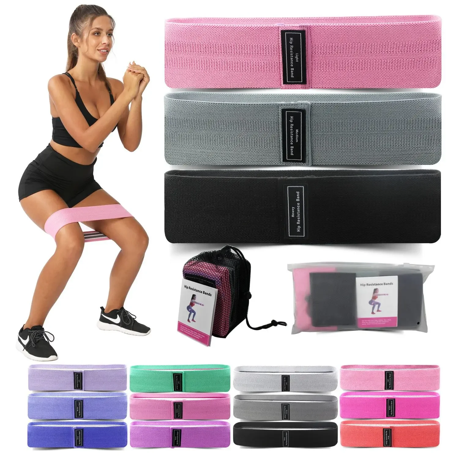 Pilates Yoga Home Workout - 1/2/3PCS Elastiekjes Fitness Weerstandsbanden Yoga Pilates