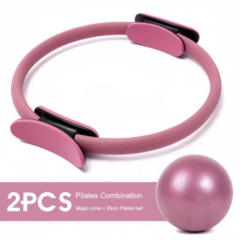 Pilates Yoga Resistance Ring - 25cm Yoga Pilates Ring Set met