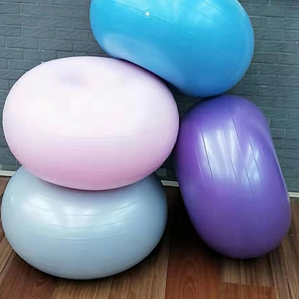 Pilates Yoga Home Workout - Explosieveilige blauwe donut yoga-hulpbal fitness balanstrainer