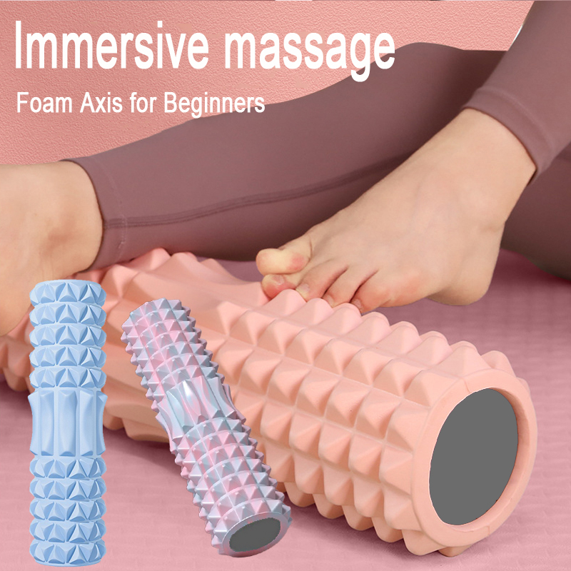 Pilates Yoga Wheel - Solid Foam Axis Yoga Post Massage