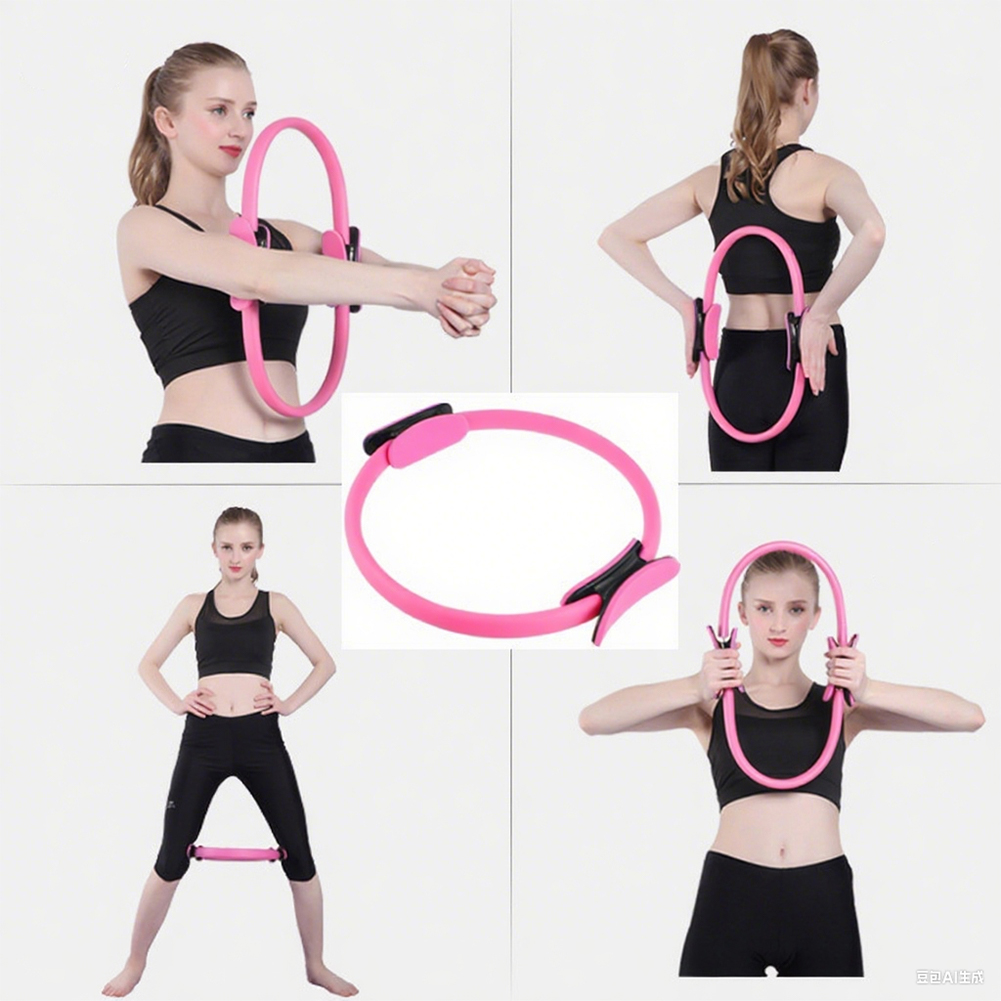 Pilates Yoga Resistance Ring - Pilates Ring Fitnessring Draagbare yogaringen Fitnesscirkel
