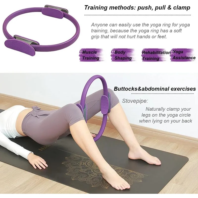 1Pc Antislip Yoga Pilates Weer - Pilates Yoga Resistance Ring recensie en prijs