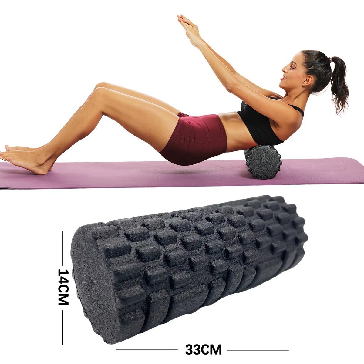30/33 cm Fitness Foam Roller Y - Pilates Yoga Wheel recensie en prijs