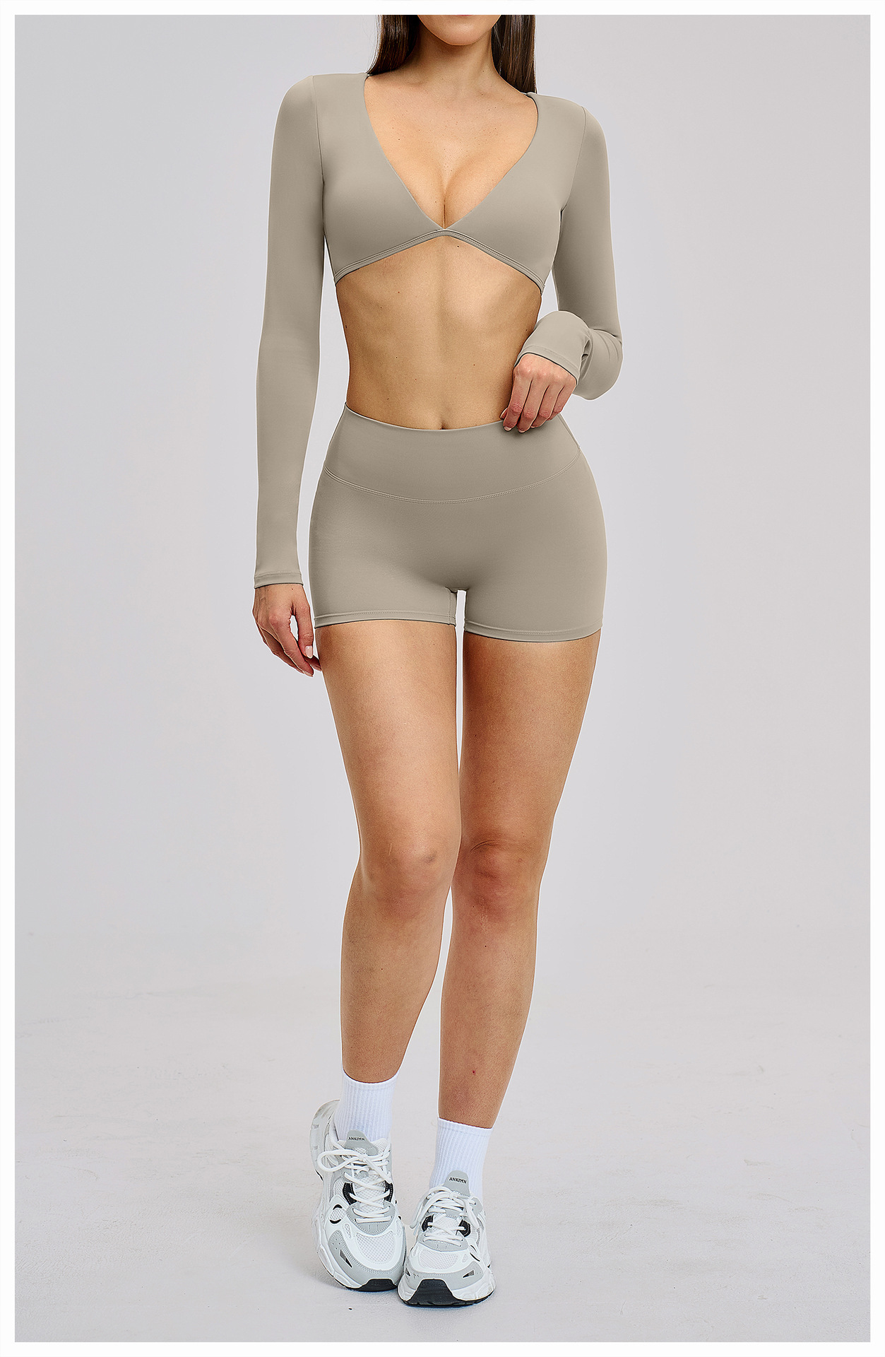 Sexy V-hals mooie rug hoge tai - Pilates V Yoga recensie en prijs
