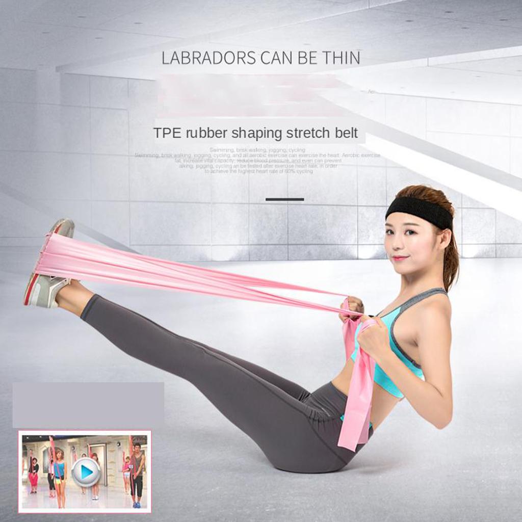 Lange stretch oefenbanden TPE  - Pilates Yoga Kit recensie en prijs