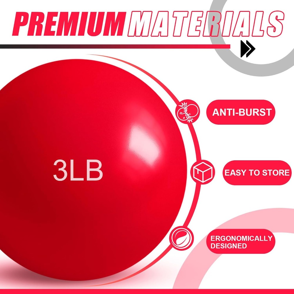 1lb-5lb Gewogen Toningballen v - Pilates Yoga Ball Exercises recensie en prijs