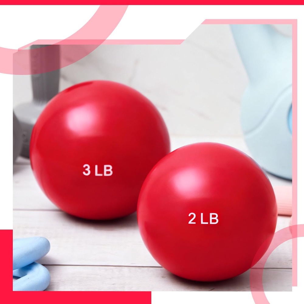 1lb-5lb Gewogen Toningballen v - Pilates Yoga Ball Exercises recensie en prijs