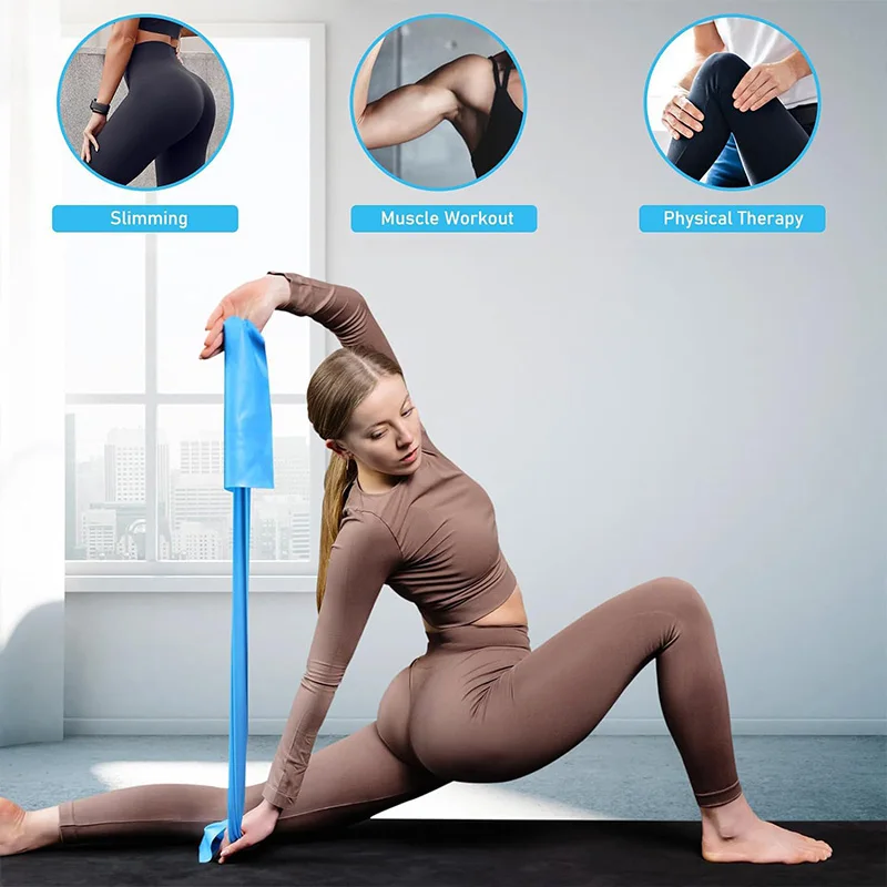 Elastische Yoga Fitness Bands  - Pilates Yoga Home Workout recensie en prijs