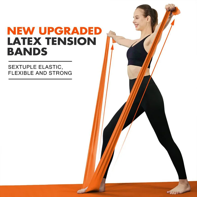 Elastische Yoga Fitness Bands  - Pilates Yoga Home Workout recensie en prijs